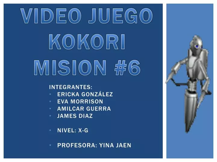 video juego kokori mision 6