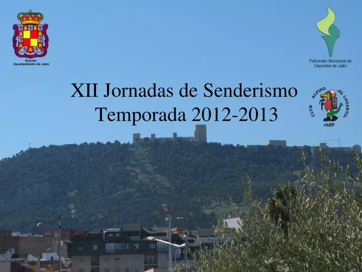 xii jornadas de senderismo temporada 2012 2013