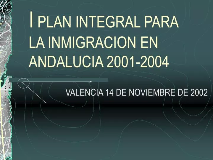 i plan integral para la inmigracion en andalucia 2001 2004