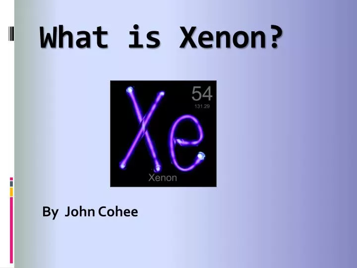what is xenon