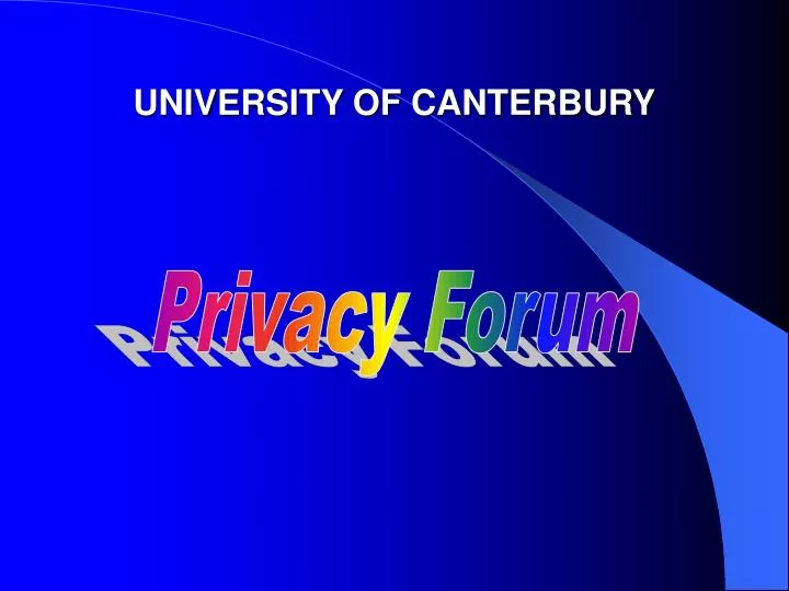 university of canterbury