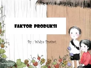 faktor produksi