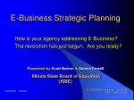 E-Business Strategic Planning