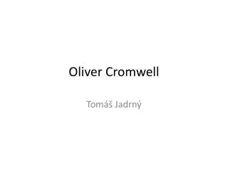 oliver cromwell