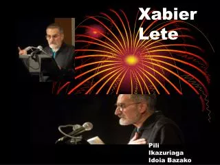 xabier lete