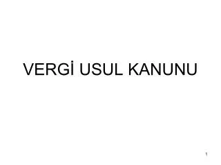 verg usul kanunu