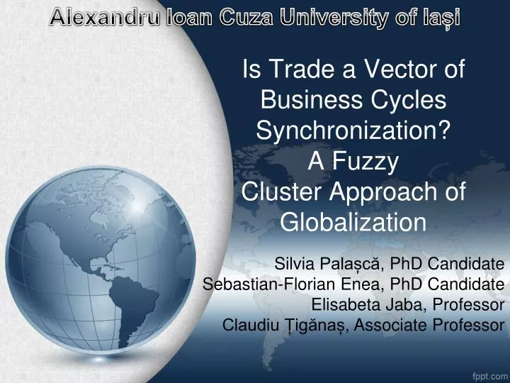 is trade a vector of business cycles synchronization a fuzzy cluster approach of globalization