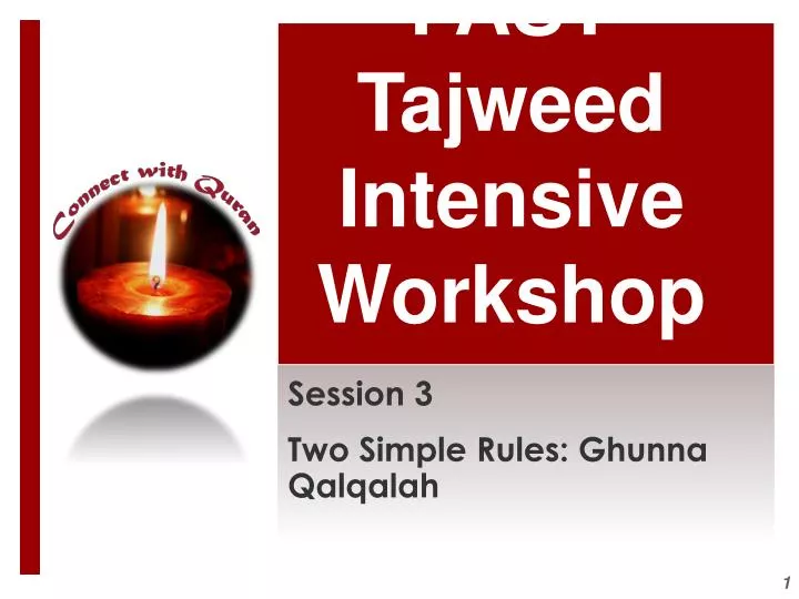 fast tajweed intensive workshop
