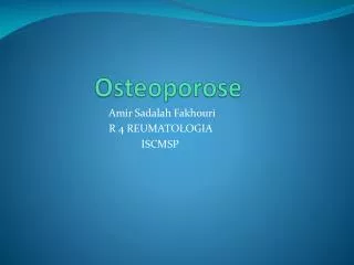 osteoporose