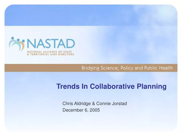 trends in collaborative planning