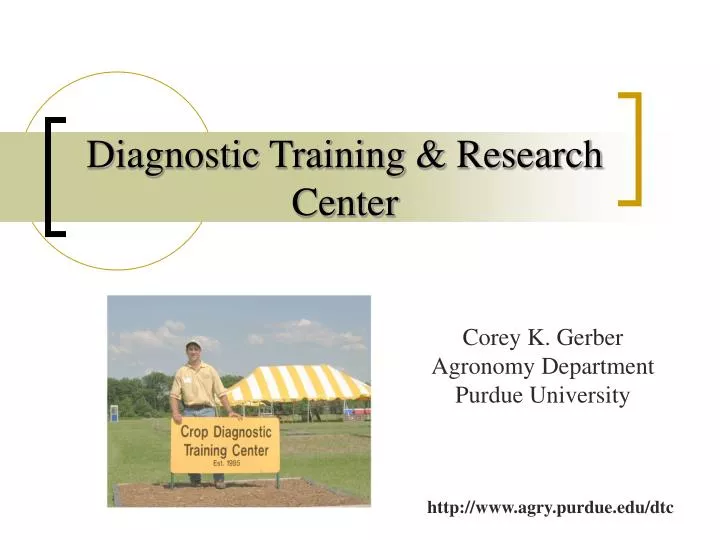 diagnostic training research center