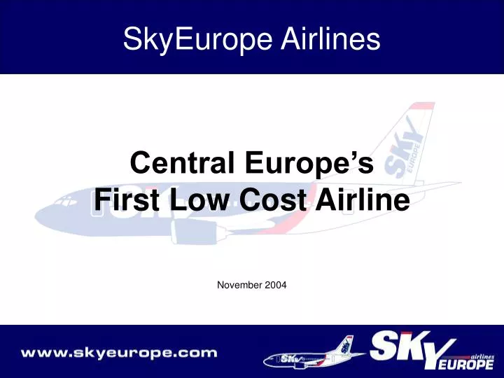 central europe s first low cost airline