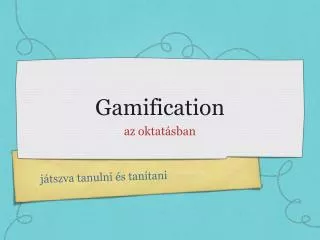 gamification