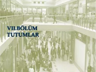 vii b l m tutumlar