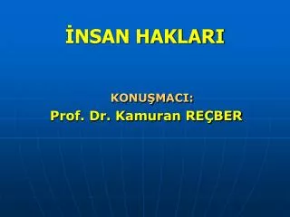 nsan haklari