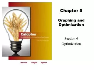 Chapter 5 Graphing and Optimization
