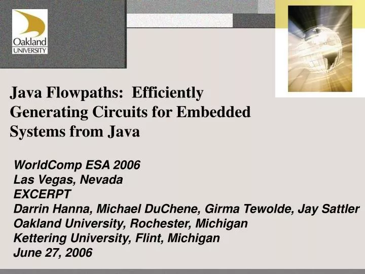 java flowpaths efficiently generating circuits for embedded systems from java