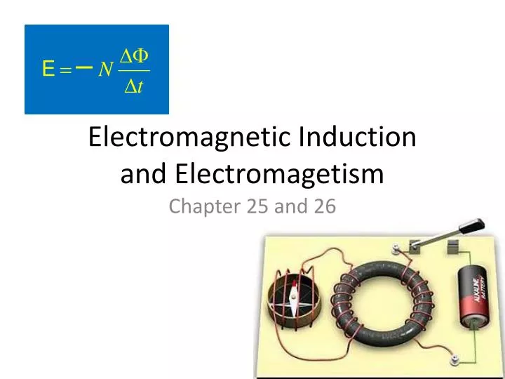 electromagnetic induction and electromagetism