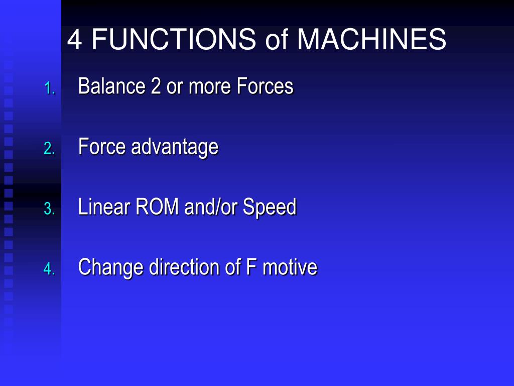 PPT - Understanding the Functions and Components of Machines: Lever ...