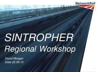 SINTROPHER Regional Workshop