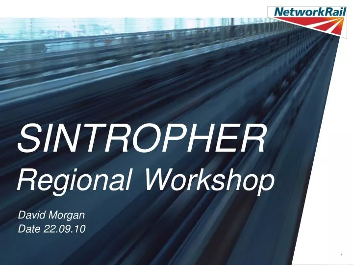 sintropher regional workshop