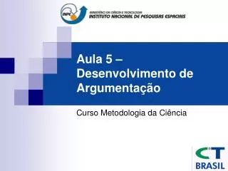 aula 5 desenvolvimento de argumenta o