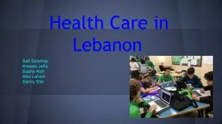 Health Care in Lebanon