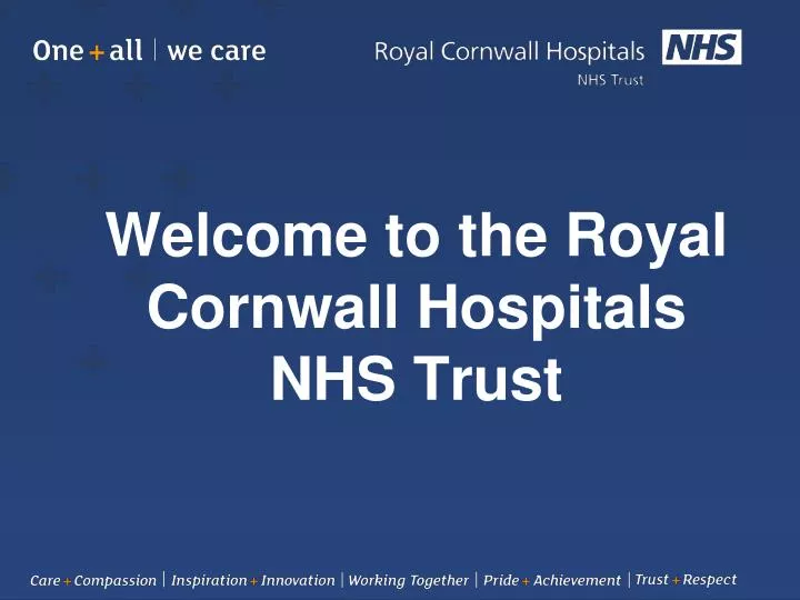 welcome to the royal cornwall hospitals nhs trust