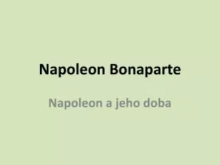 napoleon bonaparte
