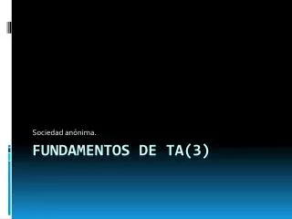 sociedad an nima