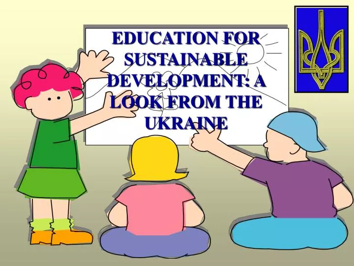 education for sustainable development a look from the ukraine