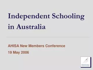 Independent Schooling in Australia