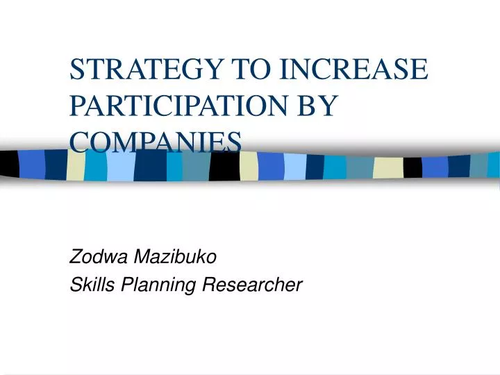 zodwa mazibuko skills planning researcher