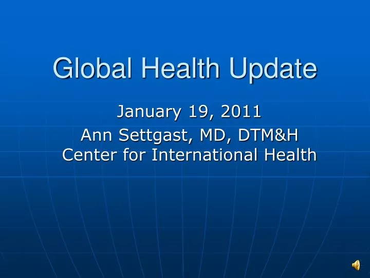 global health update