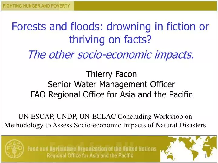 forests and floods drowning in fiction or thriving on facts the other socio economic impacts