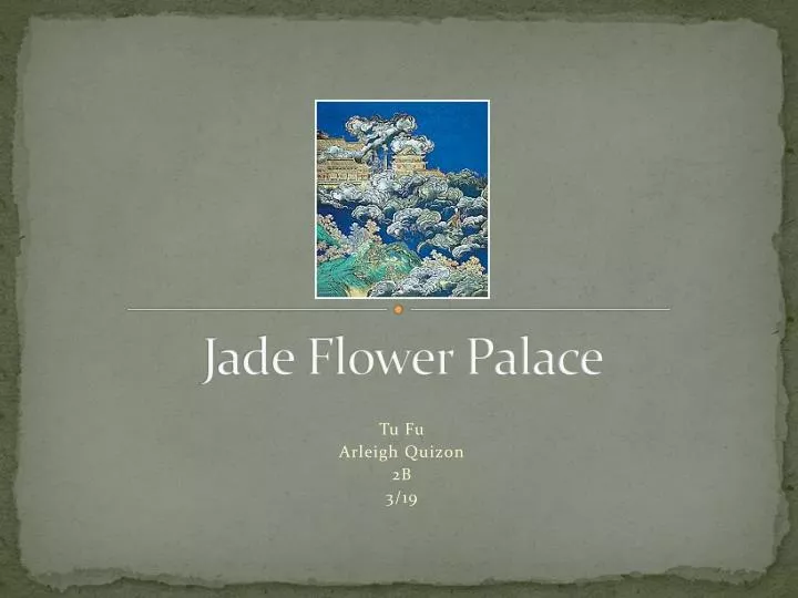 jade flower palace
