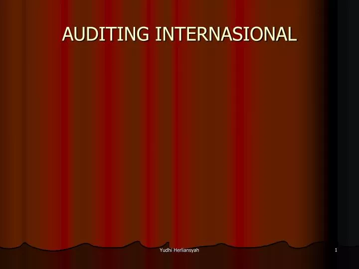 auditing internasional