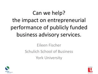 Eileen Fischer Schulich School of Business York University