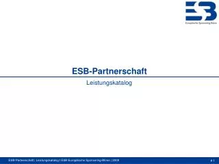 esb partnerschaft