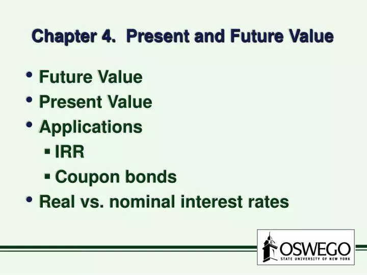chapter 4 present and future value