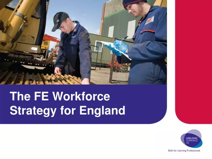 the fe workforce strategy for england