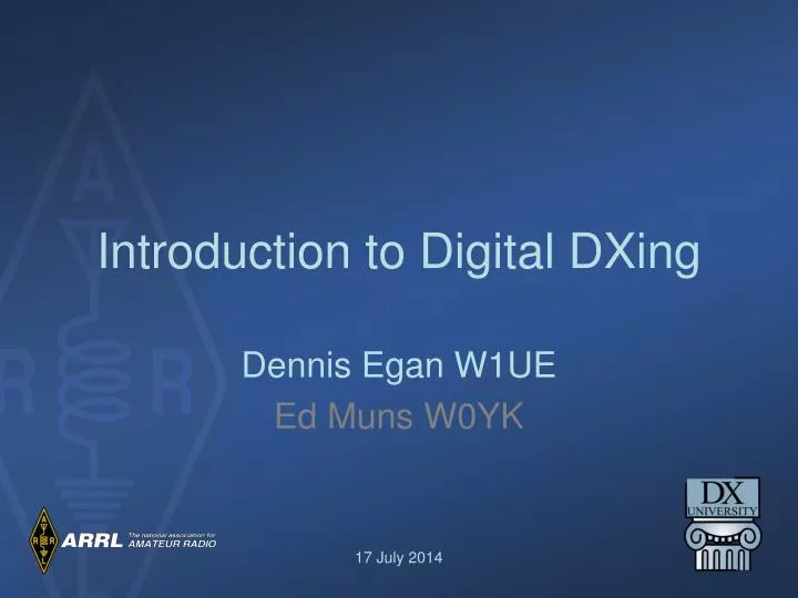 introduction to digital dxing