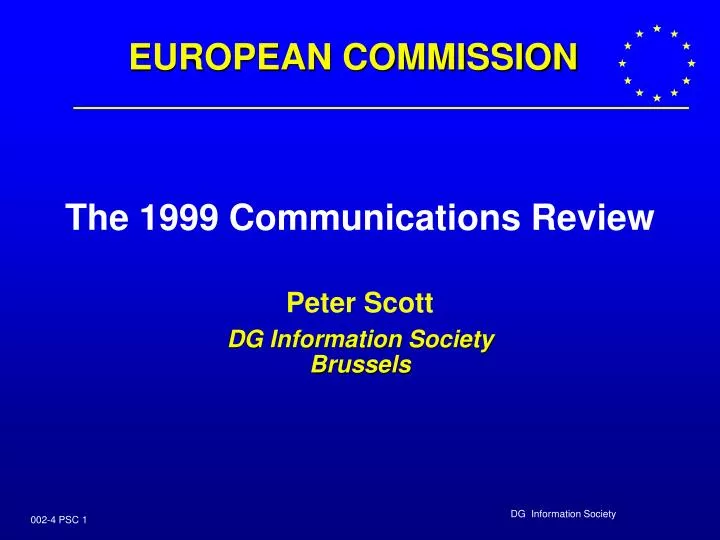 the 1999 communications review