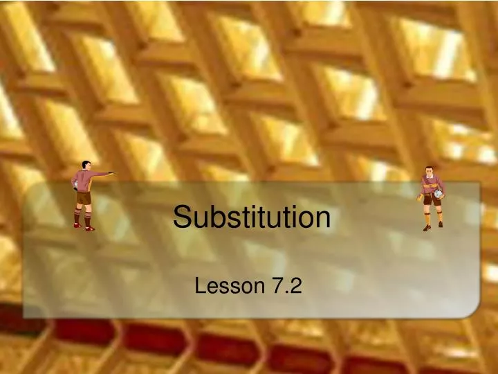 substitution