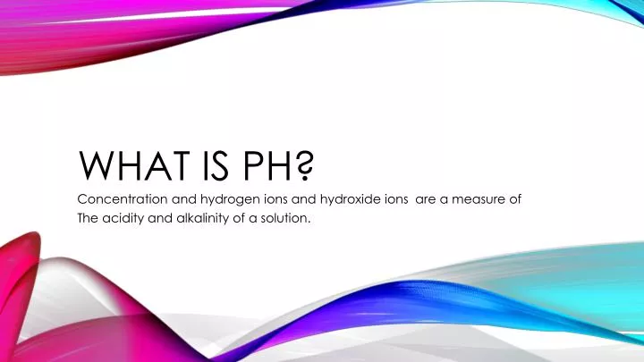 what is ph