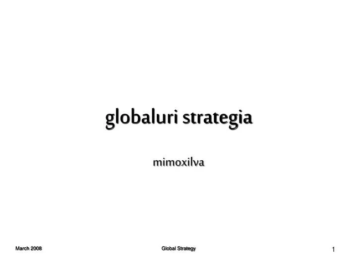 globaluri strategia
