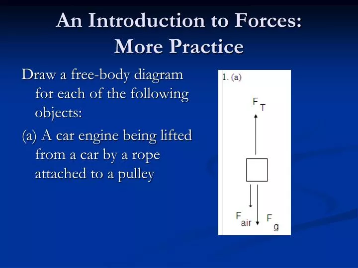 an introduction to forces more practice