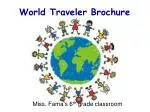 World Traveler Brochure