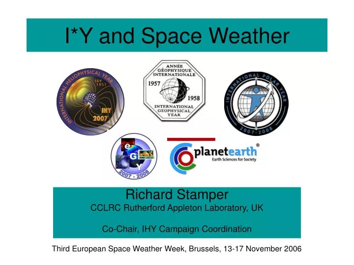 i y and space weather
