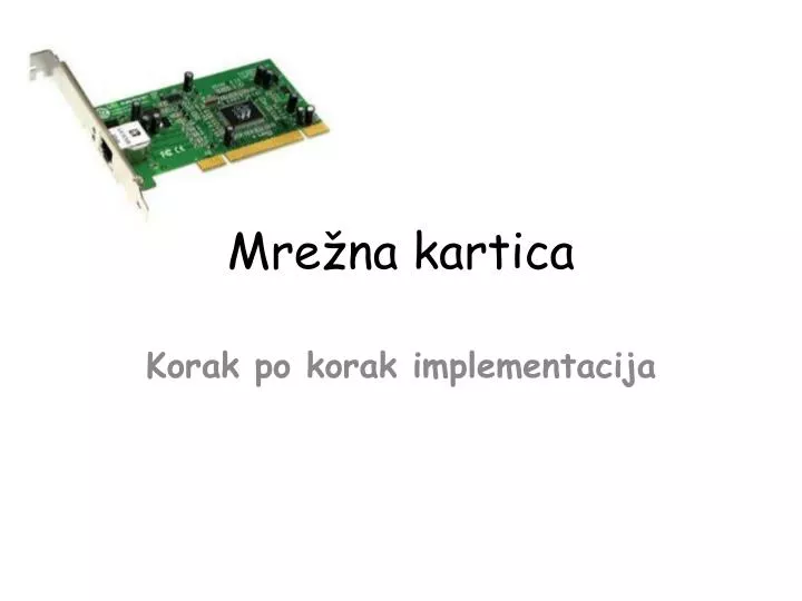 mre na kartica